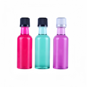 50ml 1.7oz Plastic Mini liquid Bottle Beverage vial Vodka Plastic Bottle