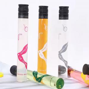50ml 100ml Tube Glass cocktail bottle With Aluminum Cap