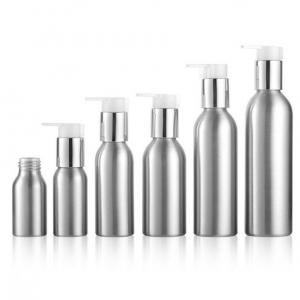 Aluminum Bottle with Lotion Pump